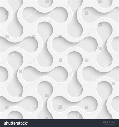 Seamless Abstract Geometric Pattern Frame Border Stock Vector 177348596