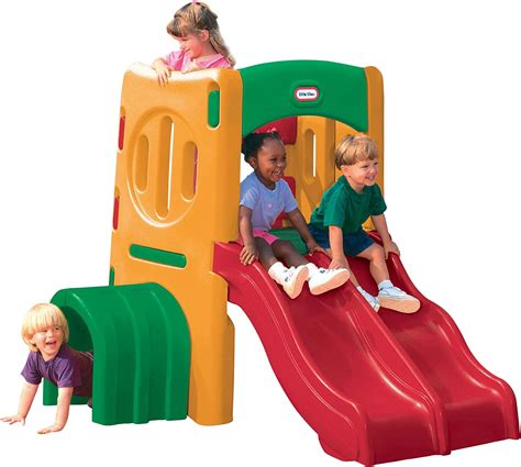 Little Tikes Twin Slide Tunnel Climber Climb Crawl And Slide Active