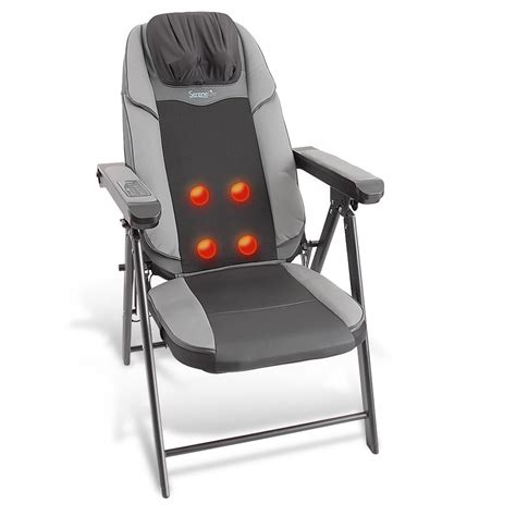You need a chair that's durable, lightweight, adjustable. SereneLife SLMSGCH10 - Portable Massage Chair - Folding ...