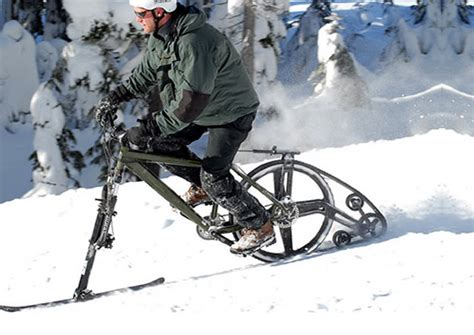 Ktrak Snow Bike Kit Inhabitat Green Design Innovation