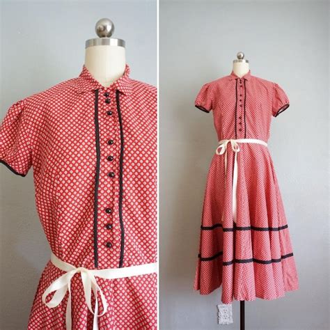 Vintage Floral Dress Cotton Gem