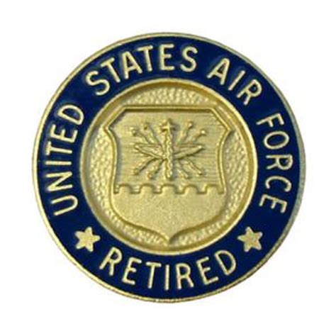 Us Air Force Retired Pin Meachs Military Memorabilia And More