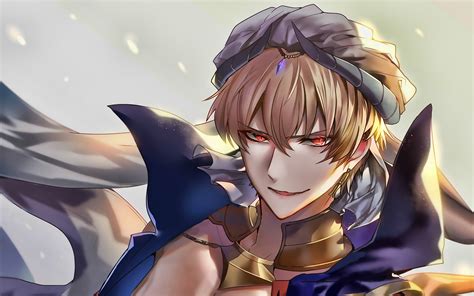 Download Wallpapers Gilgamesh 4k Caster Manga Kyasuta Fate Grand