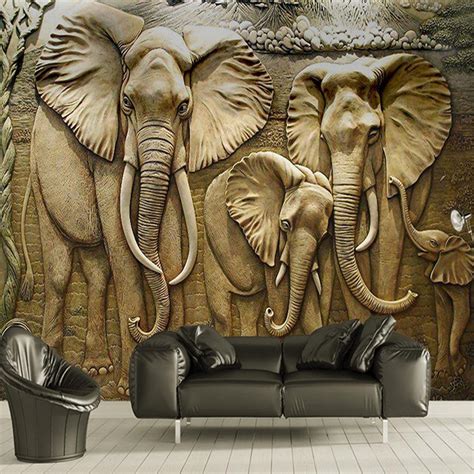 49 Elephant Wall Decor For Living Room  Woauspo