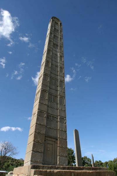 Picture Of Great Stele At Axum Symbol Of Overreach Of The Axumite