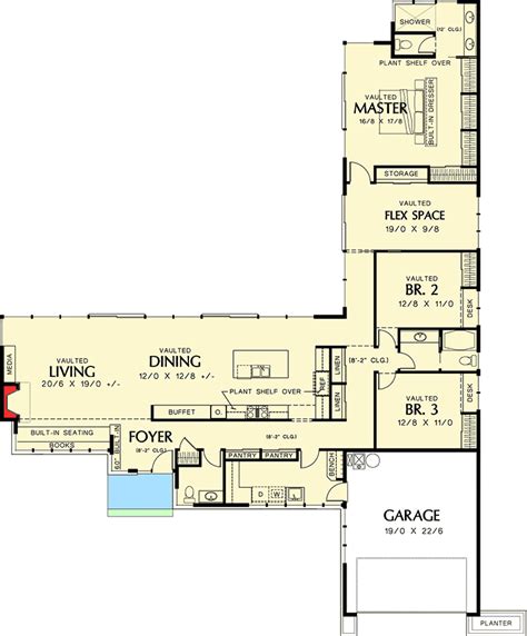 L Shaped Ranch Floor Plans How To Furnish A Small Room