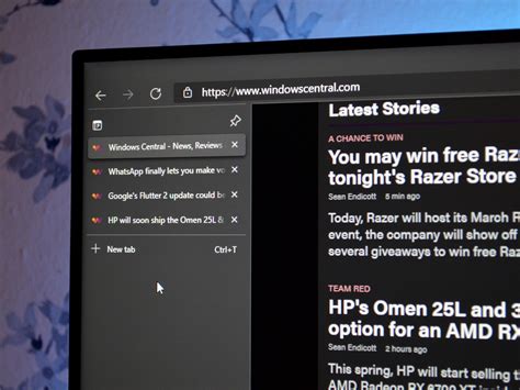 Vertical Tabs Startup Boost And More Here S What S New In Microsoft Edge This Month Windows