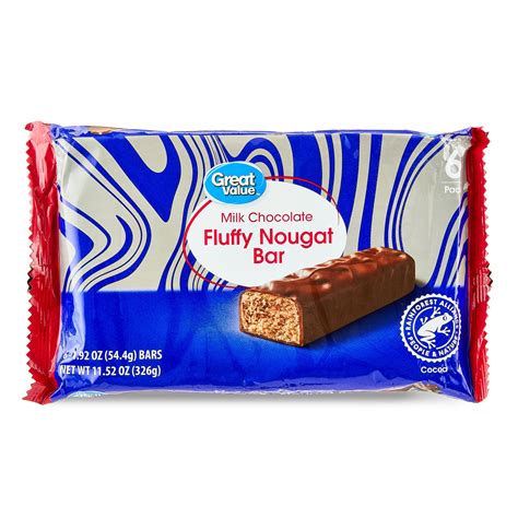 Great Value Milk Chocolate Fluffy Nougat Bar 1152oz