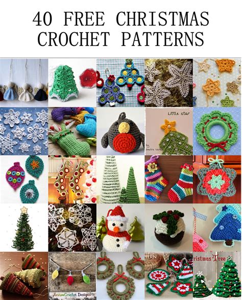 40 Free Christmas Crochet Patterns Crochet Arcade