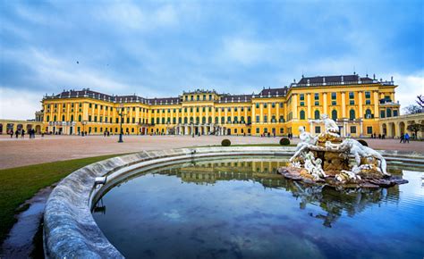 Schonbrunn Palace Imperial Summer Residence In Vienna Austria Stock