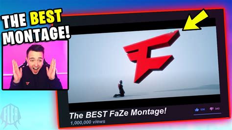 Reacting To The Best Faze Montages Ever Youtube