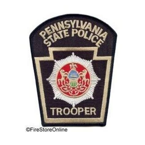 Historical Memorabilia Collectibles Pennsylvania State Police Mounted Trooper Shoulder Patch