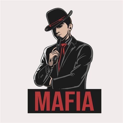 Premium Vector Mafia Gangster Logo Vector Illustration