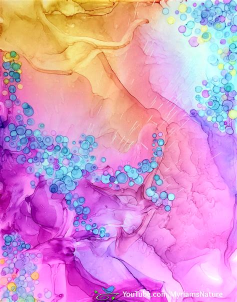 Alcohol Ink Wispy Ethereal Look And Embellishments Video Tutorial