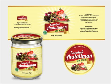 We did not find results for: Galeri | Desain Label untuk Produk Sambal Andaliman "MAMAK"