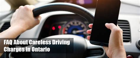 Faq About Careless Driving Charges In Ontario Calvin Barry Professional Corporation