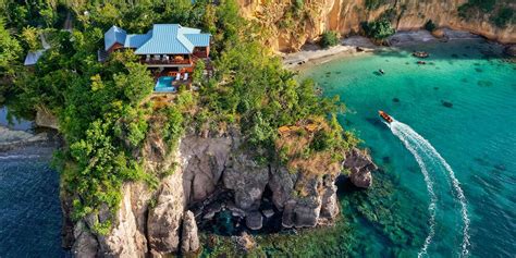 Rainforest Villa Offers Sweeping Caribbean Views From The Island Of Dominica Mansion Global