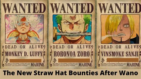 Straw Hat Bounties After Wano By Alzed87 On Deviantart