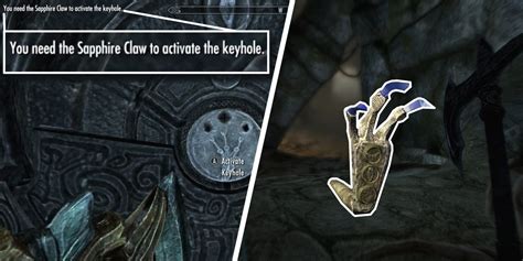 Skyrim Where To Get The Sapphire Dragon Claw And What Its For