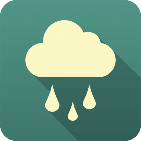 Forecast Meteorology Precipitation Rain Weather Icon Download On