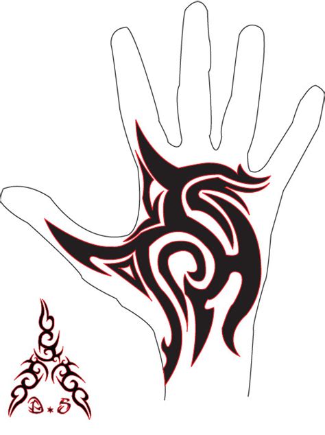 Tribal Hand Tattoo By Bfmv01 On Deviantart