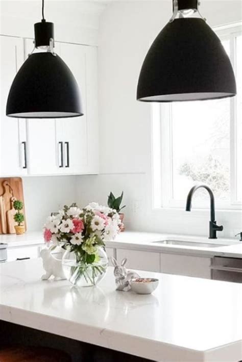 The Matte Black Pendant Lights Make A Bold Statement In Clean Modern