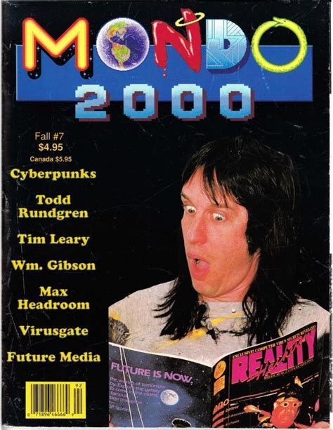 First Issue Of Mondo 2000 At Boing Boing
