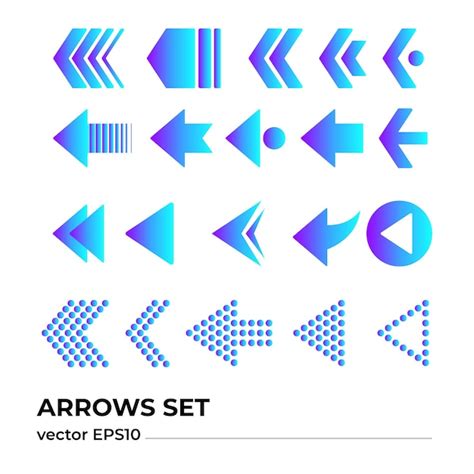Premium Vector Arrows Vector Set