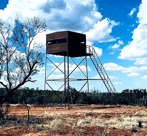 10x10 Deer Blinds For Sale Elevated Deer Blinds Texas Wildlife Supply