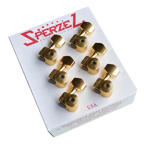 Sperzel Trim Lok Locking Tuners Machine Heads Gold 6 In Reverb