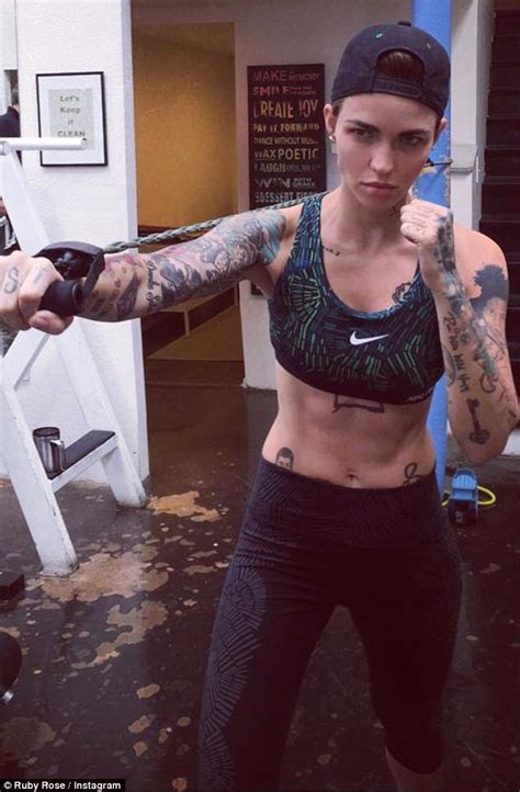 Ruby Rose Trains For Xxx Return Of Xander Cage And John Wick 2 Daily Mail Online