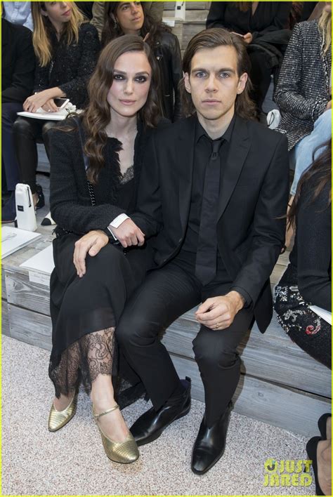 Keira Knightley Husband James Righton Sit Front Row At Chanel Fashion Show Photo