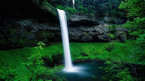 Silver Falls South Oregon Waterfalls Wallpaper 1920x1080 284299