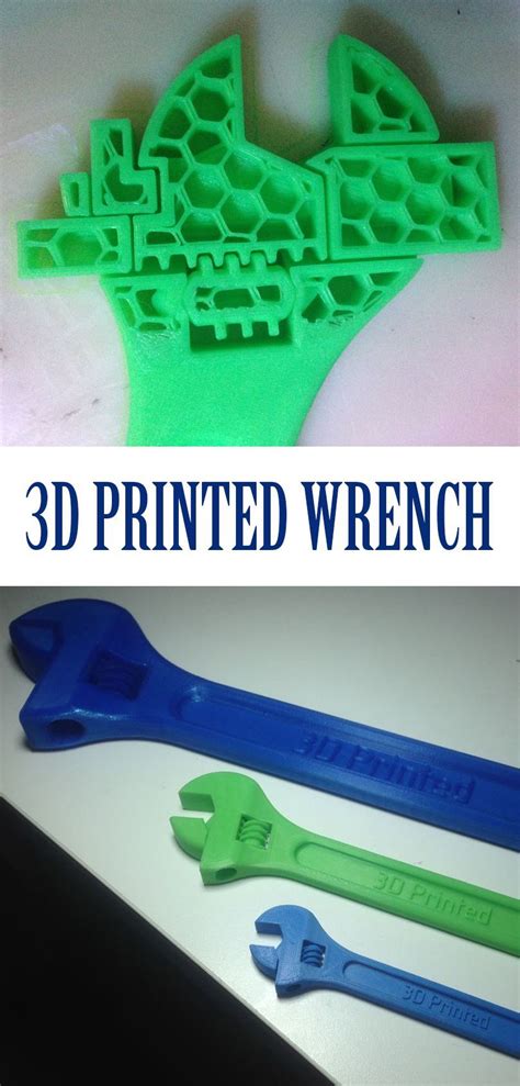 3d Printed Adjustable Wrench 3d Printing Business 3d Printing Diy 3d