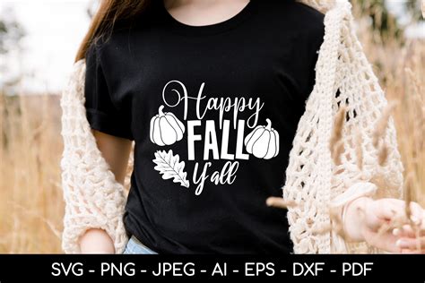 Happy Fall Yall Svg Fall Svg Graphic By Dreanartdesign · Creative Fabrica