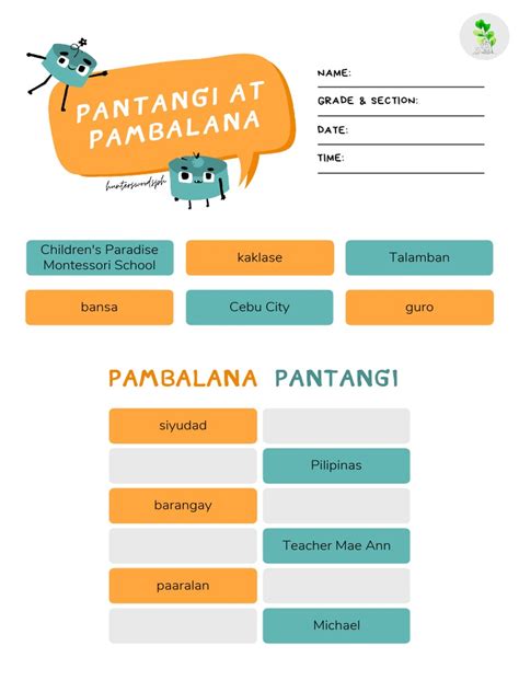 Filipino Pantangi At Pambalana 1 Pdf