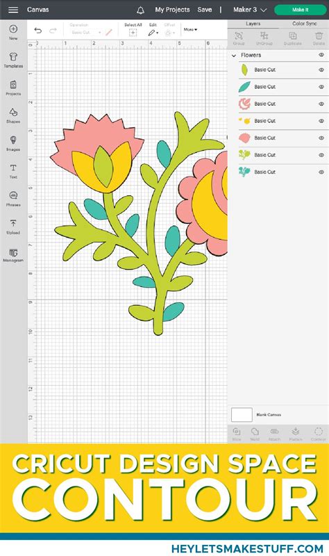 Using Contour In Cricut Design Space Hey Let S Make Stuff