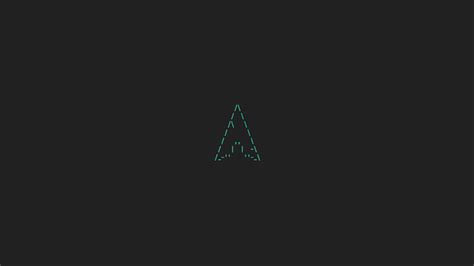 Arch Linux Minimal Logo 4k Wallpaperhd Computer Wallpapers4k