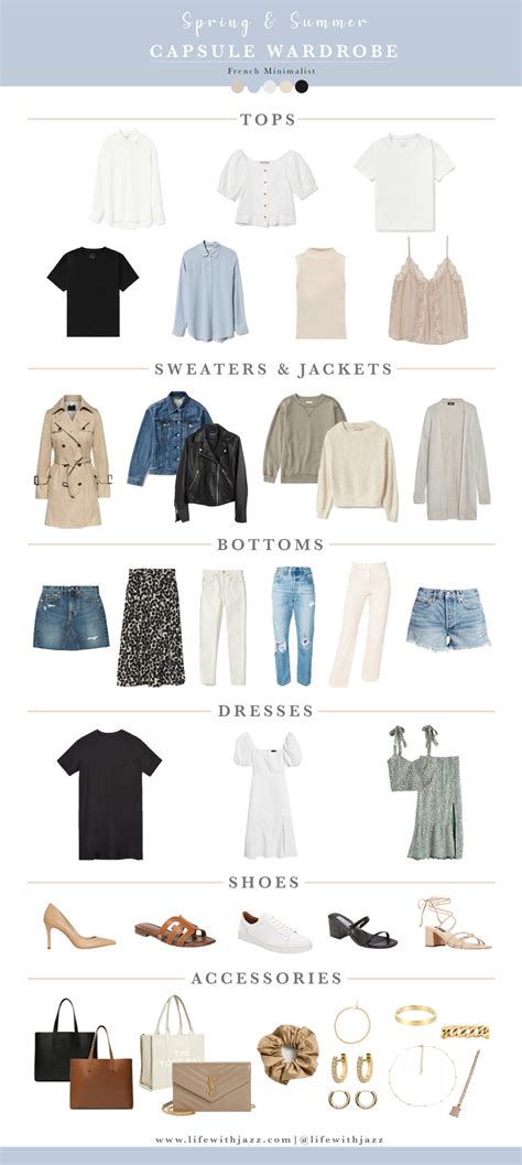 The French Minimalist Capsule Wardrobe Summer 2022 Collection