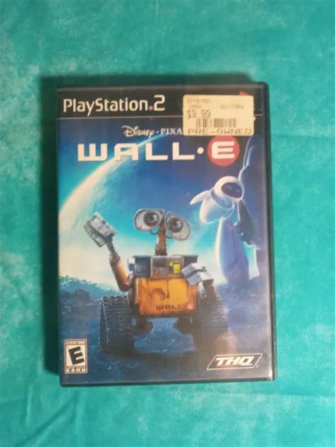 Disney Pixar Wall E Ps2 Sony Playstation 2 2008 Complete Ps2 Game