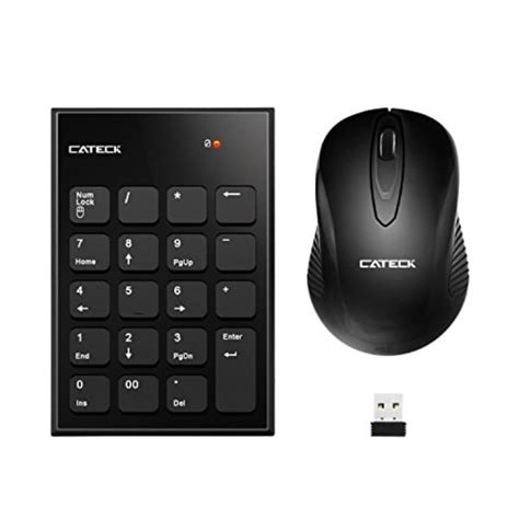 Numeric Keypad And Mouse Combo Cateck 24g Wireless Mini Usb Number Pad