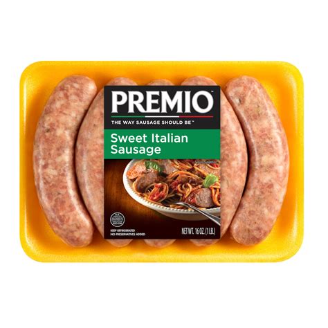 Premio Sweet Italian Sausage Links 16oz5ct 16 Oz 5 Ct Shipt