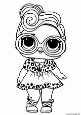 Coloring Doll Lol Dollface Printable sketch template