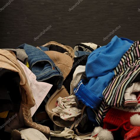 Big Heap Of Colorful Clothes — Stock Photo © Vlarub 5134673