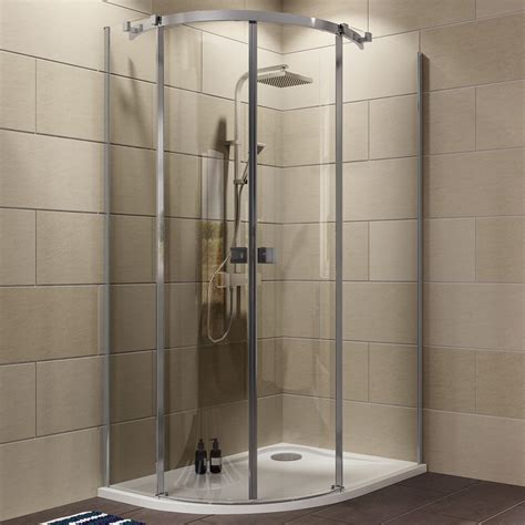 Cooke And Lewis Luxuriant Offset Quadrant Shower Enclosure With Double