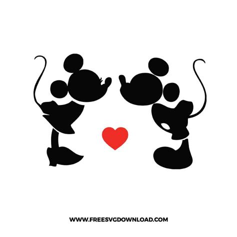 Mickey Minnie Love Svg And Png Free Cut Files Free Svg Download