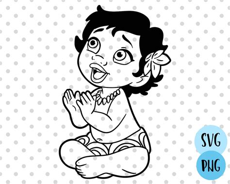 Baby Moana Svg Baby Moana Svg Cut File Baby Moana Svg Great For Images And Photos Finder