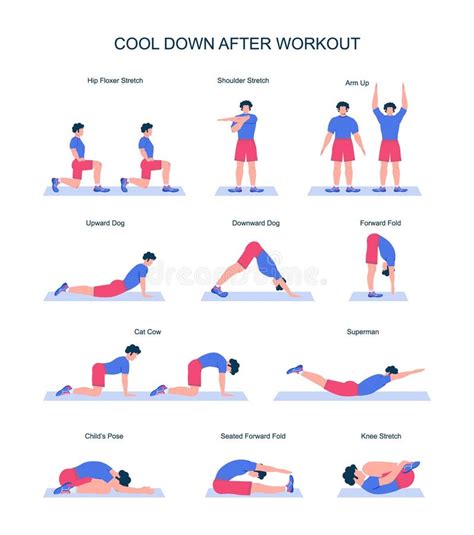 Cool Down Exercise Stock Illustrations 70 Cool Down Exercise Stock