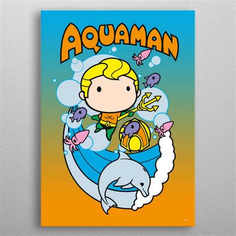 Aquaman Poster Picture Metal Print Paint By Dc Comics Displate