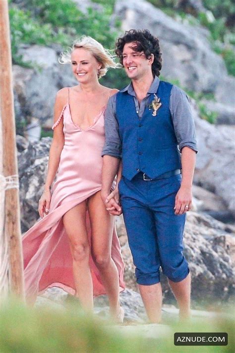 Malin Akerman In An Intimate Beachfront Ceremony With Jack Donnelly In